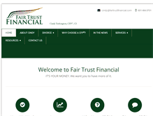 Tablet Screenshot of fairtrustfinancial.com